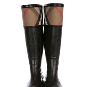 Burberry rain boots